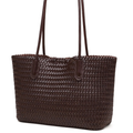 The styles in the store are the same - fashionable hand-woven leather bags