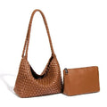 The styles in the store are the same - fashionable hand-woven leather bags.