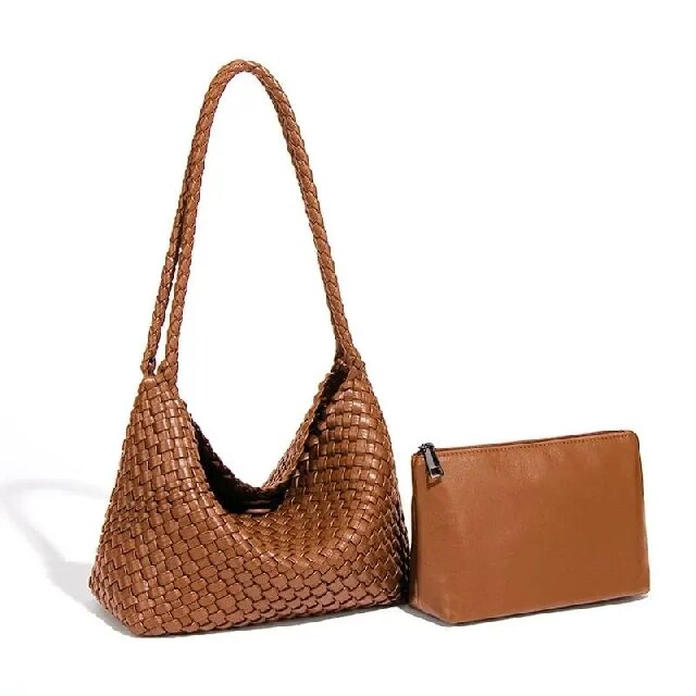 159.99 The styles in the store are the same - fashionable hand-woven leather bags.